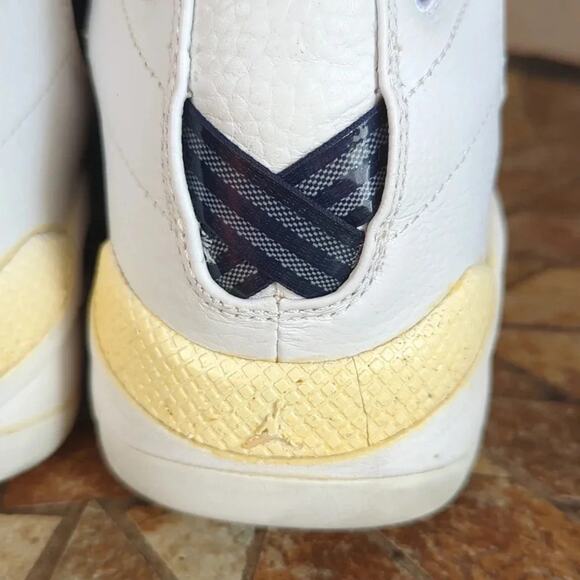 2002 Vintage Nike Air Jordan Jumpman Team Bizness 020810-LN3 Sz 10.5 White/Blue - Picture 6 of 10